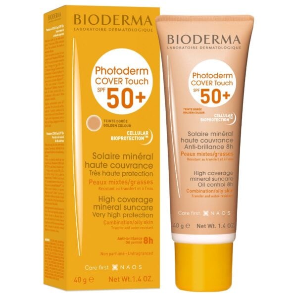 BIODERMA Photoderm Cover Touch SPF50, Auriu, x40g
