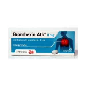 Bromhexin 8 mg, 20 comprimate, Antibiotice