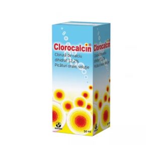 Clorocalcin Picături Orale, Soluţie, 133,6 mg/ml, 50 ml, Biofarm