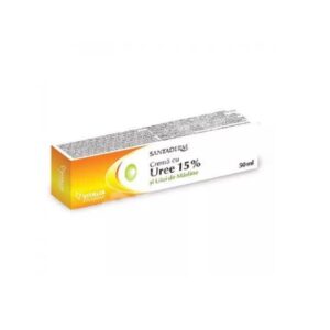 Crema cu Uree 15% si Ulei de Masline Santaderm, 50 ml, Viva Pharma