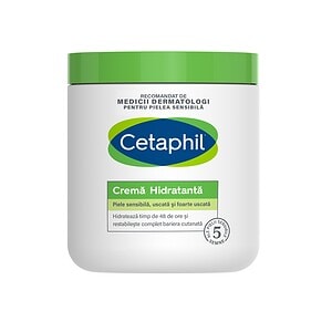 Crema hidratantă Cetaphil 453g Crema hidratantă Cetaphil pentru piele sensibilă, uscată și foarte uscată.