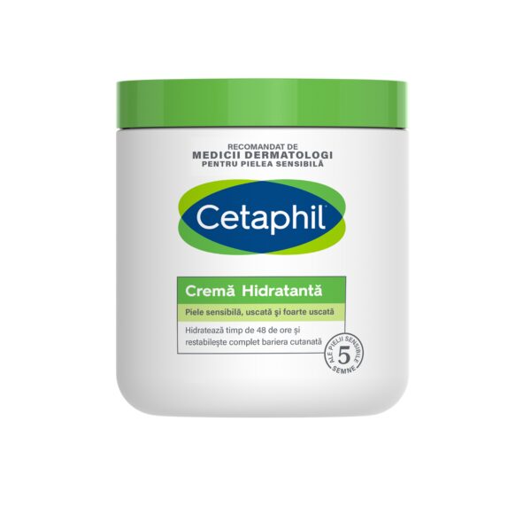 Crema hidratantă Cetaphil 453g Crema hidratantă Cetaphil pentru piele sensibilă, uscată și foarte uscată.