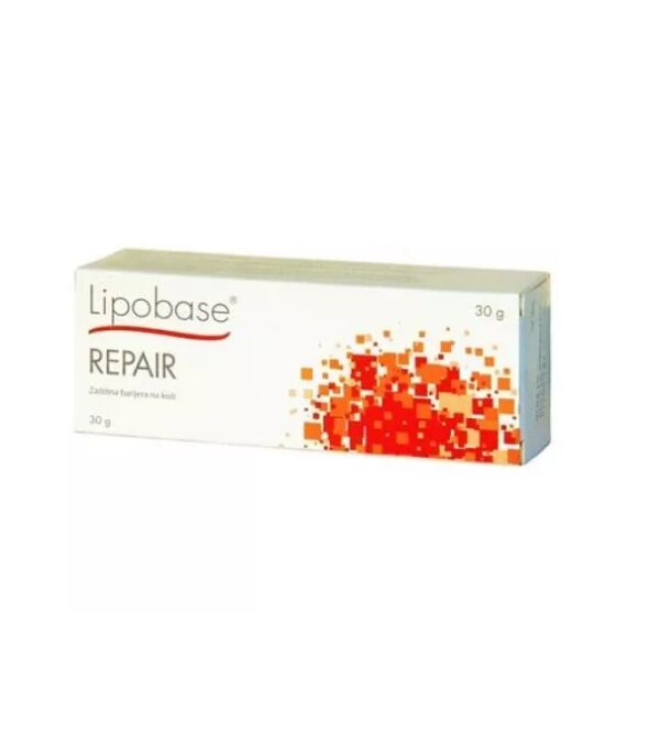 Crema Lipobase Repair, 30 g, pentru piele foarte uscată și sensibilă.