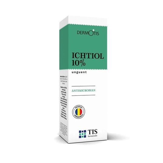 DermoTis unguent cu ichtiol 10%, 25 ml, Tis