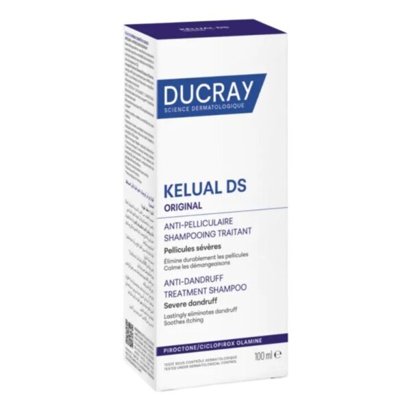 DUCRAY Sampon Tratament Pentru Reducerea Scuamelor cu Efect Anti-Recidiva Kelual DS, 100 ml