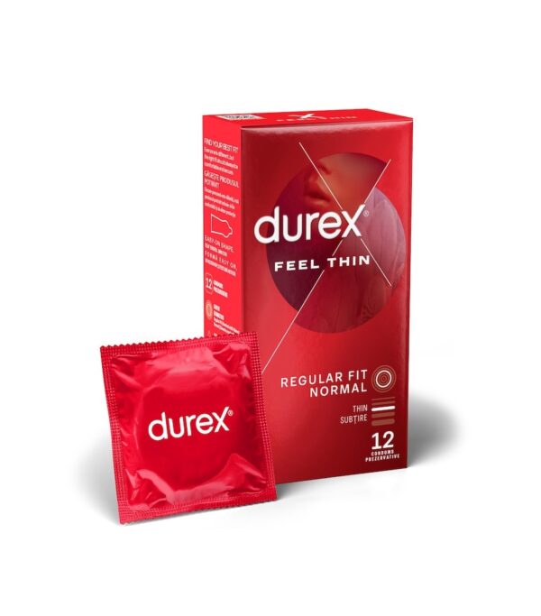 DUREX Prezervative Feel Thin, 12 bucati