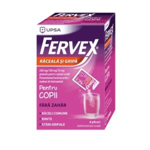 Fervex pentru copii, 8 plicuri, Upsa