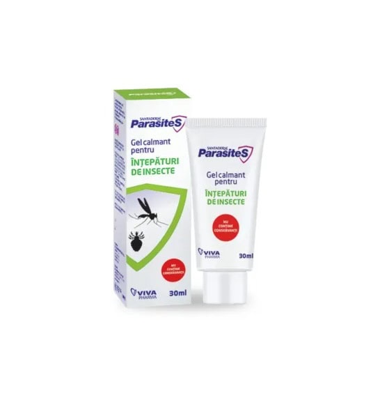 Gel calmant pentru intepaturi de insecte, 30 ml, Santaderm