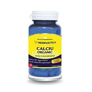 Capsule cu calciu marin pentru sănătate osos-sistem.