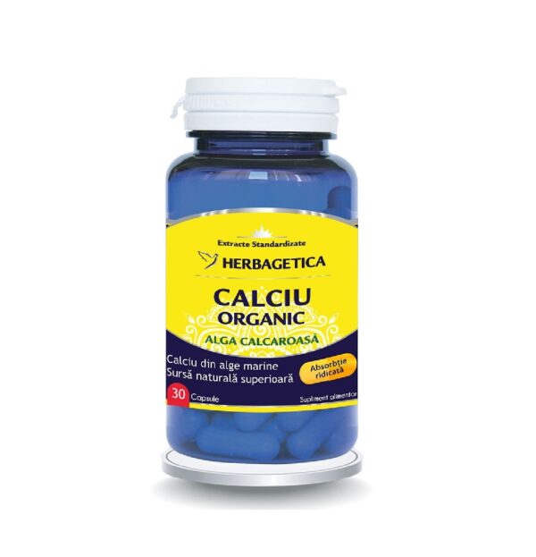 Capsule cu calciu marin pentru sănătate osos-sistem.