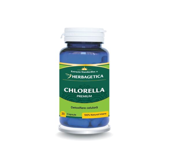 Chlorella premium pentru detoxifiere celulară Produs natural de detoxifiere cu Chlorella pentru sănătate optimă.