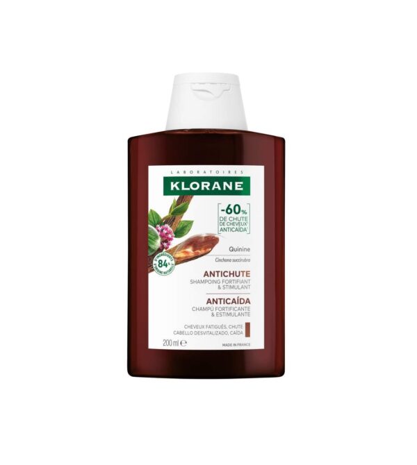 KLORANE Sampon Stimulant si Fortifiant cu Chinină si Floare de Colt, 200 ml