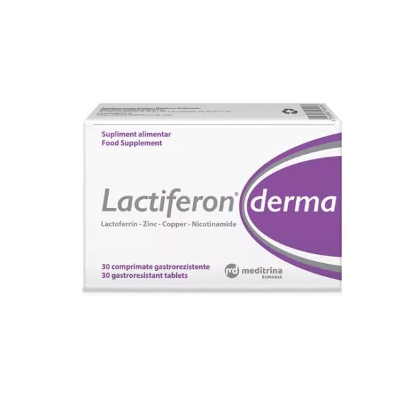 Lactiferon Derma, 30 comprimate, Meditrina (fost Solartium)