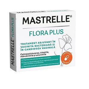 Mastrelle Flora Plus, capsule pentru sănătatea vaginului și candidozei vaginale.