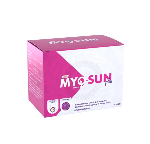 Myo-sun Plus, 30 plicuri, Sun Wave Pharma Cutie cu 30 plicuri Myo-sun Plus pentru sănătate reproductivă.