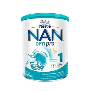 NAN 1 Optipro HM-O Formula de Lapte Premium, 0 luni, 800 g, Nestle