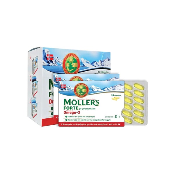 omega-3-forte-150-capsule-mollers-x21145-farmacia-morpheus Omega 3 Forte, 150 capsule, Moller's
