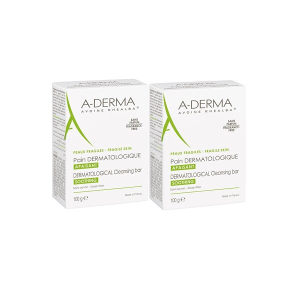 Pachet Sapun Dermatologic cu Lapte de Ovaz, 200 g, A-Derma