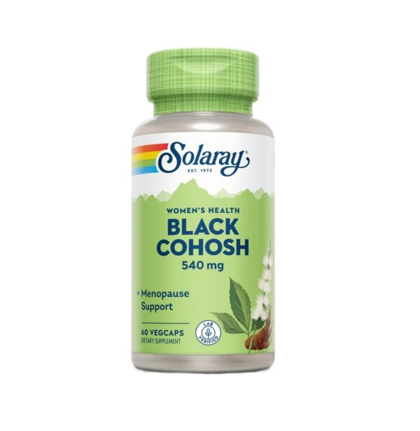 SECOM Black Cohosh 540mg, 60 capsule, Solaray