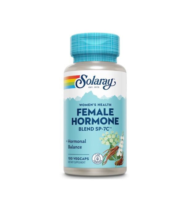 Supliment hormon feminin Solaray pentru sănătate hormonală și echilibru hormonal.