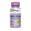 Ginkgo Biloba Solaray 60 capsule pentru sănătate cerebrală și circulație.