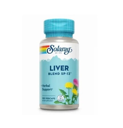 Supliment natural pentru sănătatea ficatului, Solaray Liver Blend, 100 capsule.