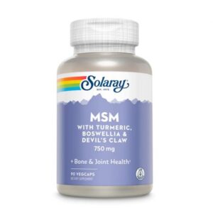 SECOM MSM 750 mg, 90 capsule , Solaray