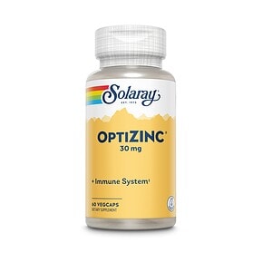 Optizinc 30 mg Solaray - Supliment pentru imunitate Supliment Solaray Optizinc 30 mg, capsule pentru susținerea sistemului imunitar și sănătății general.