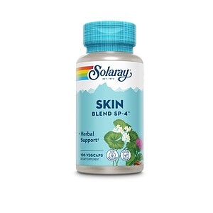 Solaray Skin Blend, 100 capsule, Solaray Capsulă Solaray pentru sănătatea pielii, cu suport herbal și vitamine.