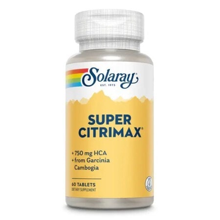 SECOM Super Citrimax, 60 tablete , Solaray