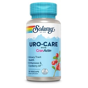Supliment Uro-Care cu CranActiv pentru sănătatea tractului urinar, 30 capsule Solaray.