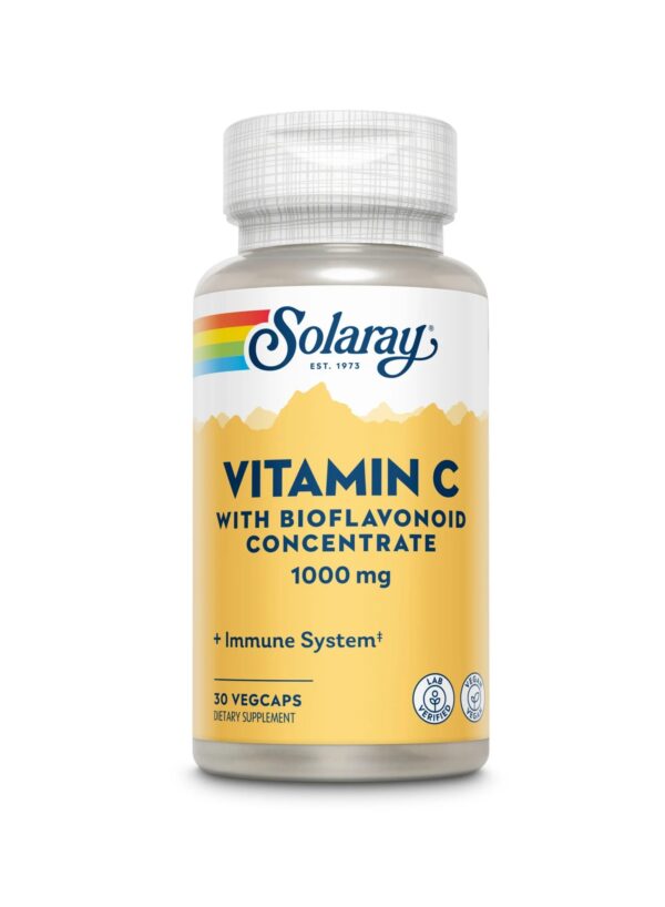 SECOM Vitamina C 1000 mg, 30 capsule, Solaray