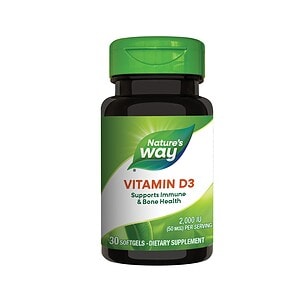 Vitamina D3 2000 UI pentru susținerea imunității și sănătății oaselor.