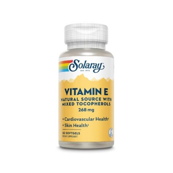 Vitamina E Solaray pentru sănătate cardiovasculară și piele.