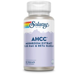 Solaray AHCC plus NAC & Beta Glucan, 30 capsule, Secom