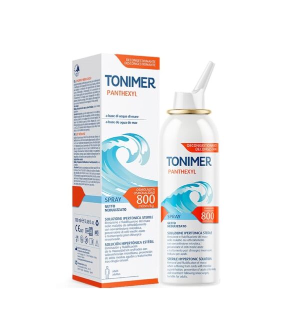 Spray nazal hipertonic, Panthexyl 800 MOSM/KG, 100 ml, Tonimer