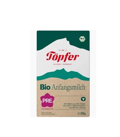 topfer-bio-pre-lapte-praf-0-6-luni-de-la-nastere-600-g-x14537-farmacia-morpheus TOPFER Bio Pre lapte praf, 0-6 luni de la nastere, 600 g