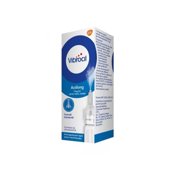 Vibrocil Actilong Spray Nazal,1mg/ml, 10 ml, Gsk