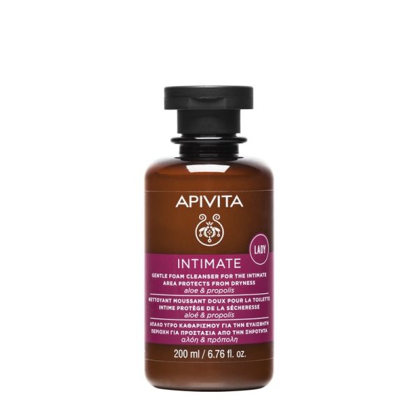 APIVITA Gel Igiena Intima Uscaciune Vaginala x200ml