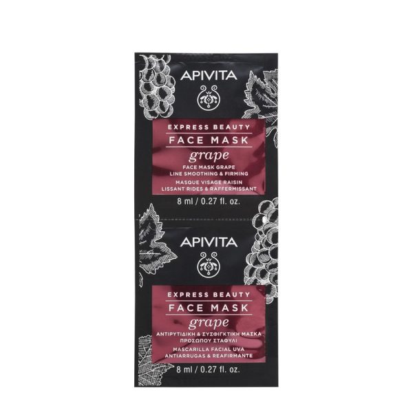 APIVITA Masca Struguri Antirid 2x8ml