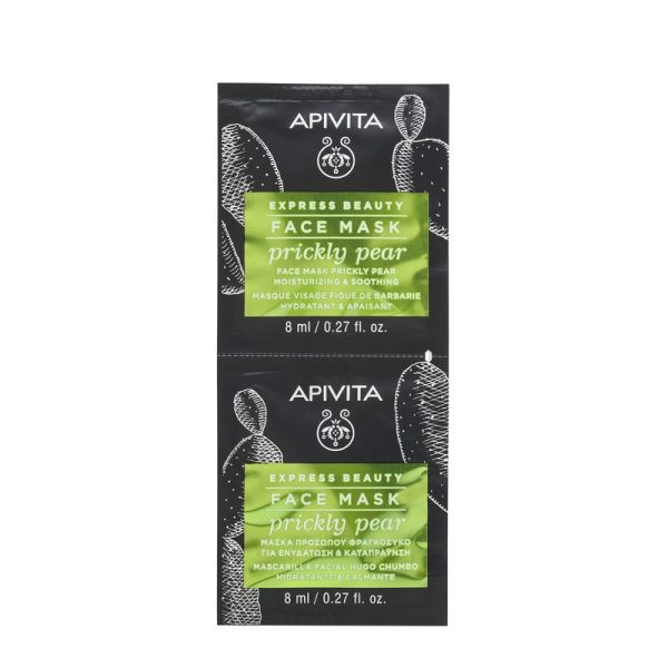 APIVITA Express Masca Cactus Hidratare Profunda 2x8ml
