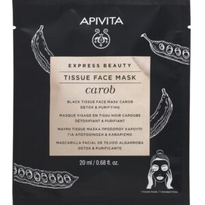APIVITA Masca Servetel Carob Detox x10ml