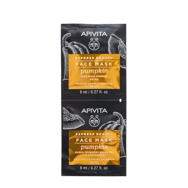 APIVITA Express Masca Dovleac Detox 2x8ml