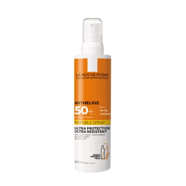 LA ROCHE-POSAY Anthelios Spray Invizibil cu Parfum Protectie Solara SPF50+, 200 ml