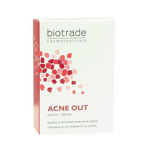 BIOTRADE Sapun pentru Tenul Gras si Predispus la Acnee Acne Out Soap, x100 g