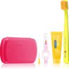 CURAPROX Travel Set Rosu (periuta, pasta de dinti, periuta interdentara)
