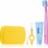 CURAPROX Travel Set Galben (periuta, pasta de dinti, periuta interdentara)