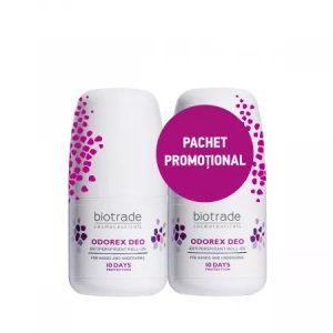 BIOTRADE Pachet Deodorant Roll-On Odorex, 40 + 40 ml