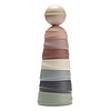 BIBS Wobbly Tower Pastel Rainbow, 1 buc