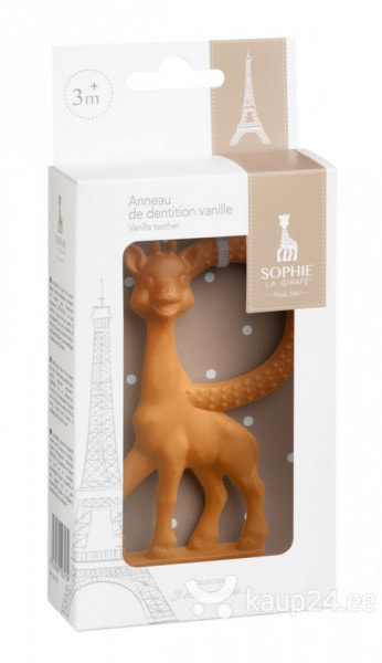 VULLI Inel Dentitie Girafa Sophie Vanilie, x1buc